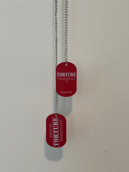TORTURE - "IV - Enduring Freedom" Dog Tag